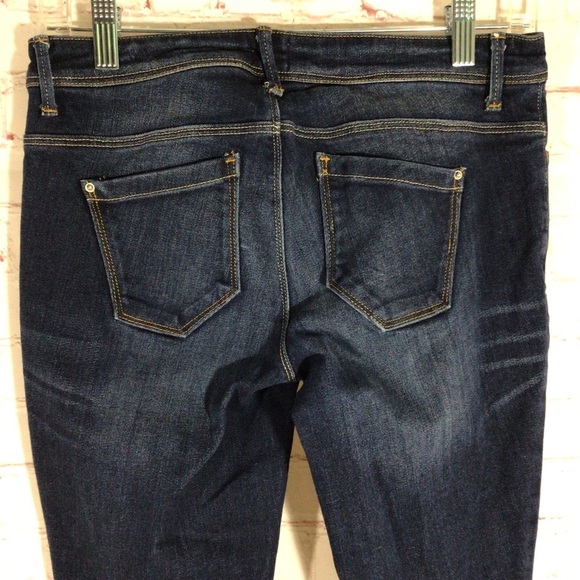ONLY Blue Behavior Skinny Low Rise Blue Denim Jeans - Size 27W x 34L - Picture 5 of 10